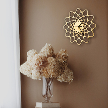 Fascinating handmade wooden wall clock made of laser cut plywood - Embro... - $119.00