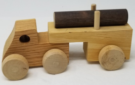 Wood Logging Truck Transport Hauling Handmade Vintage 3 Pieces - $14.20