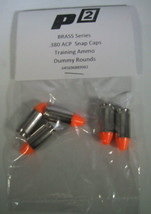 P2 BRASS Series Snap Caps, Dummy Rounds, Training Rounds, Nickel, ORANGE... - £10.35 GBP