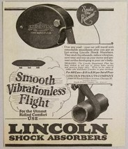 1924 Print Ad Lincoln Shock Absorbers for Cars Made in Chicago,IL - $13.53