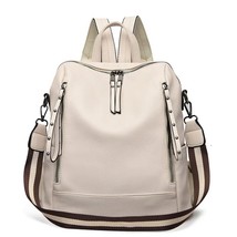 Fashion Women Backpack Women&#39;s Leather Backpack Female School Backpack Women  Ba - £139.25 GBP
