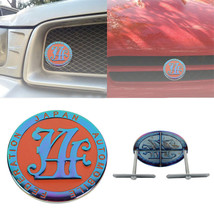 Japan Automobile Federation Orange-Neo JAF METAL Emblem Badge Cars Front Grille - £11.22 GBP