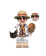 PAPBRIKS Monkey D Luffy White One Piece Cartoon TV Show Anime Rare Minif... - $9.05 CAD