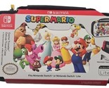 Nintendo Switch SUPER MARIO BROS DELUXE TRAVEL CARRYING CASE &amp; VIEWING S... - £23.93 GBP