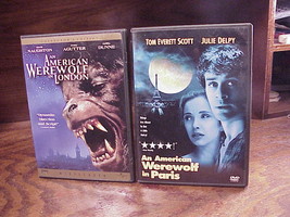 Lot of 2 An American Werewolf DVDs, in London and Paris, used - £7.82 GBP