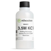 Milwaukee MA9011 Refilling Electrolyte Solution 3.5M KCl for pH/ORP electrodes - £21.64 GBP