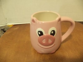 TAG Ceramic Pink Pig mug Coffee, tea Farmhouse Collectable Gift - $224.32 MXN
