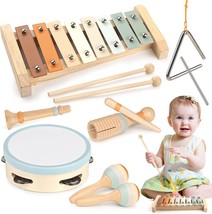 Vanplay Montessori Toys For 1 Year Old Girls Gifts: 6 In 1 Musical Instruments - $44.94