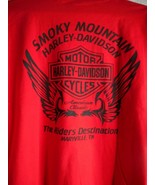 Harley Davidson Smokey Mountain Maryville TN  location T-Shirt Tee Doubl... - $357.12 MXN