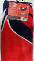 Washington Capitals 50&quot; by 60&quot; Plush Raschel Interference Throw Blanket ... - $47.32 CAD