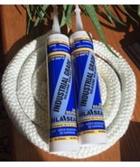 Heatmor Outdoor Wood Boiler, Door Seal Kit, With (7&#39;) 1&quot; Rope and (2) Si... - $61.31 CAD