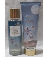 Victoria&#39;s Secret Fragrance Mist &amp; Lotion Set Lot of 2 LUNAR JASMINE ber... - $41.99