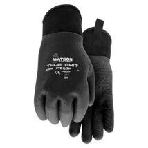 Watson Gloves PVC T Lrue Grit Black Dipped Gloves Large - $16.95