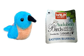 Audubon Birds Eastern Blue Bird Plush Realistic With Sound Wild Republic NWT - £7.86 GBP