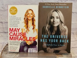 Gabrielle Bernstein Lot of 2 Universe Has Your Back &amp; May Cause Miracles PB - $14.52