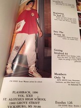 Yearbook 1990 annual St Saint Aloysius High School Vicksburg Mississippi... - £18.77 GBP
