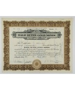 Bald Butte Gold Mines Montana Stock Certificate No3858 Stephen Walski 25... - £14.08 GBP