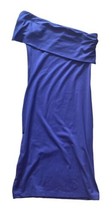 Women Blue Susana Monoco One Shoulder Sleeveless Bodycon Dress Xs Usa Made - $19.99