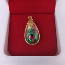 Naga Bangle Amulet Coin - Thai Buddhist Collectible Embrace Sacred Monk ... - $726.64 MXN
