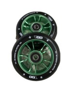 Pair Of Two Envy - 100mm Pro Scooter Wheel - Green Lucky Scooter Wheels Scooter - £33.59 GBP