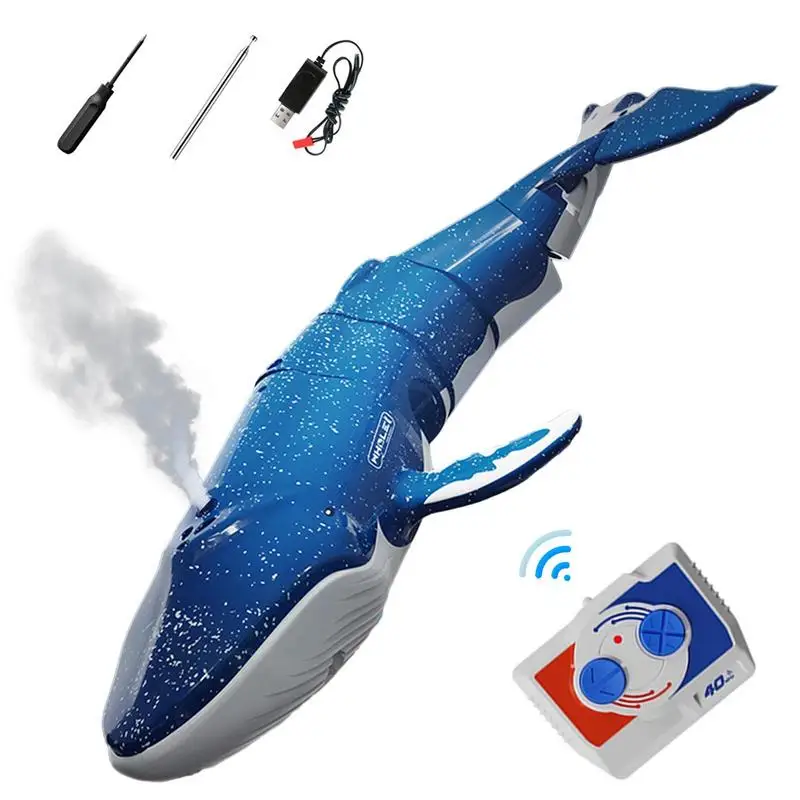 Whale Water Toy Pool Toys For Swimming Pool Boat Outdoor Toys Remote Control - £23.91 GBP
