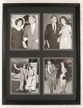 President John F Kennedy JFK Framed 18x24 Photo Collage w/ Jackie O - £72.33 GBP