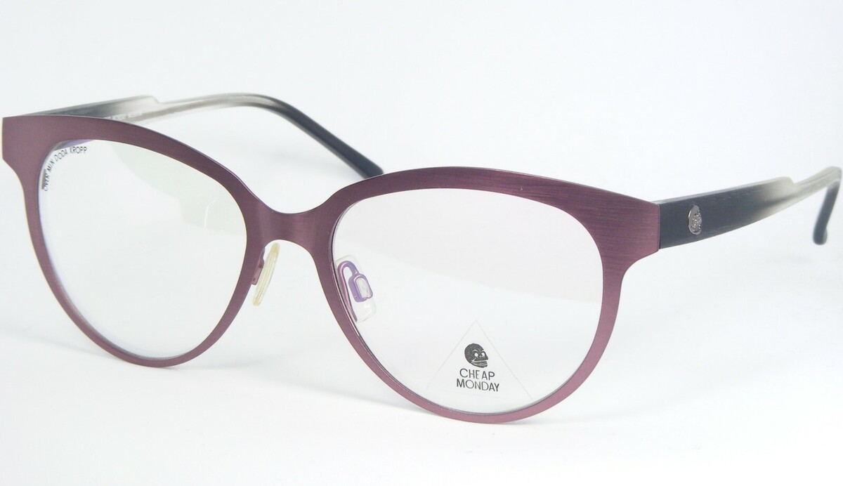 Cheap Monday NIOBIUM Mat Brossé 217 Lumière Prune Lunettes 51-16-140mm - $100.95