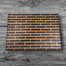 Handcrafted End Grain Maple and Walnut Brick Pattern Cutting Board Butch... - $4,600.67 MXN