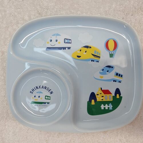 Train Divided Dish or Plate PORCELAIN Shinkansen (Japanese Bullet Train)... - $24.44