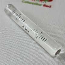 Replacement Level Vial Glass, Flatten without Punta, White, 70 mm x 11 MM - $16.18