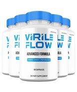 Virile Flow Capsules For Men, All Natural VirileFlow Supplement (5 Pack) - $59.93 CAD