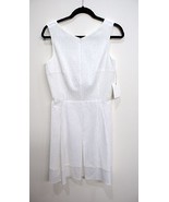 Arkis Punto Blanco Ojete / Texturizado Algodón Vestido Talla 8 - $336.50