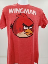 Angry Birds Wingman Mens Red Short Sleeve Shirt Medium - $25.14