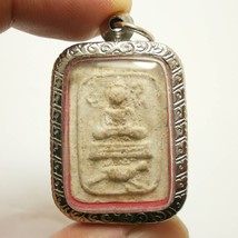 LP Parn Song Nok wat Bangnomkho temple Buddha ride Bird Thai White amulet blesse - £65.74 GBP