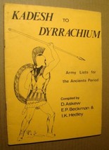Army Lists Ancient Period *Solid Rare* Kadesh To Dyrrachium Dungeons Dragons War - £92.00 GBP