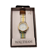 Waltham Watch Ladies Gold &amp; Silver Wristwatch Quartz - £13.33 GBP