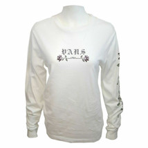 Vans Off The Wall Women&#39;s White Rose L/S Tee (Retail $30) Size Small - £8.70 GBP