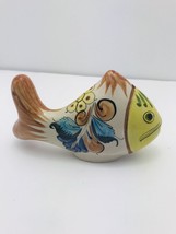 Vgt Ken Edward’s Signed Mexico Tonala Fish Figurine Hand Painted  Clay Pottery - £23.90 GBP