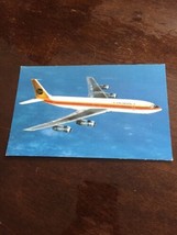 Continental Airlines 707 Boeing post card, Unused - £3.12 GBP