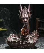 Dragon Holding Pearl Incense Burner | Fengshui Dec - $90.00