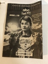 Teen Angel Tv Guide Print Ad Michael J Fox TPA14 - £4.68 GBP