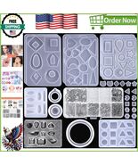 678-Piece Resin Jewelry Making Kit with 28 Molds &amp; 650 Findings for DIY ... - $589.73 MXN