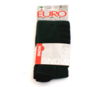 Euro Sock Forest Green Cushioned Snow Socks Men&#39;s 4-7 New in Package - $31.67