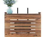 Wooden Router Shelf Wall Mount Wifi Router Storage Box Modem Cable Route... - $54.99