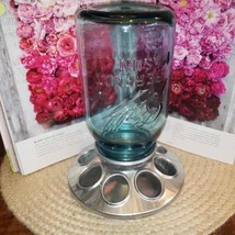 USA SELLER Galvanized Ball Jar Chicken Feeder, Metal Ball Jar Candy Dish, Mason  - $23.59