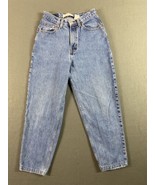 Vintage GAP Jeans Womens 24x25 Blue Reverse Fit Loose Baggy Mom Tag 6 R - $24.62