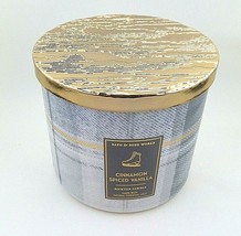 Bath &amp; Body Works Cinnamon Spiced Vanilla 3-Wick Winter Candle - £27.52 GBP