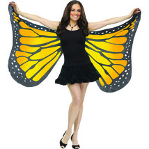 Fun World Women&#39;s Soft Butterfly Wings Adult Costume Accessory, orange, ... - £73.38 GBP