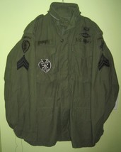 VIETNAM War reworked Replica US Military Airborne M65 Jacket Subdued Ins... - $135.00