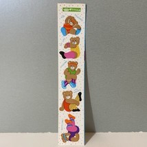 Vintage 1984 Toots Cardesign Teddies Workout Bear Stickers - $11.99